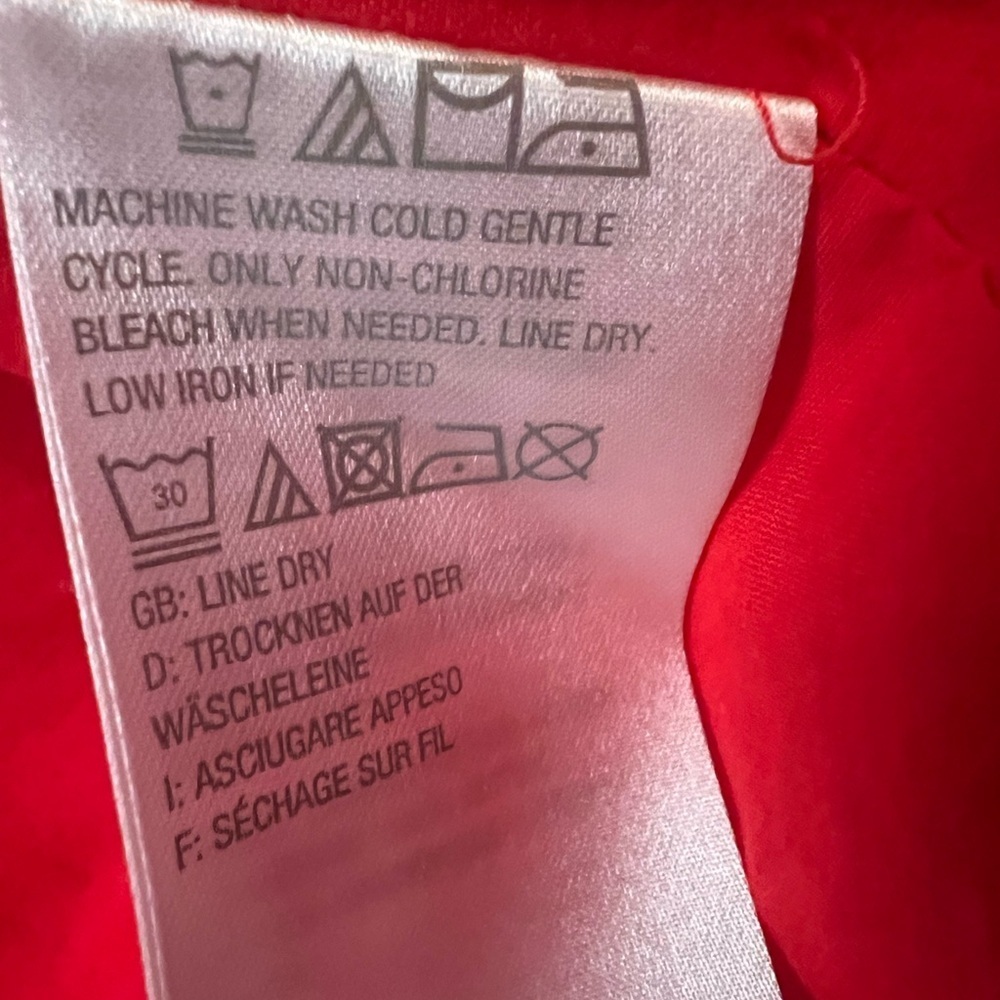 Beautiful Susan Graver 3/4 sleeve zip up red embroidered Jacket M EUC - Picture 6 of 11